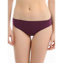 Enamor Women Purple Mid-Rise Bikini Brief