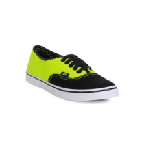 Vans Unisex Authentic Black & Green Shoes