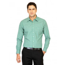 Belmonte Men Check Green Shirts
