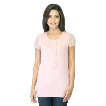 United Colors of Benetton Women Light Pink Top