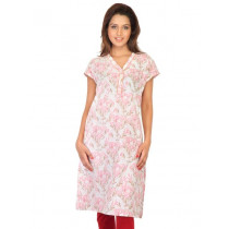 W Women Printed White Kurtas