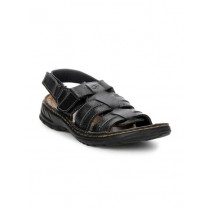 Ganuchi Men Black Sandals