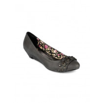 Cobblerz Women Charcoal Grey Wedges