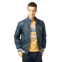U.S. Polo Assn. Men Solid Navy Blue Jacket
