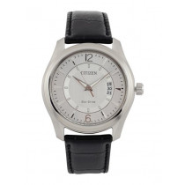 Citizen Men White Dial Eco-Drive Watch