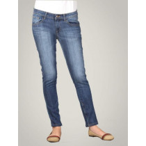 Jealous 21 Women Supper Skinny Zipped Ankle Light Blue Jeans