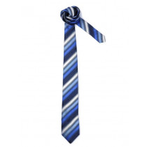 Reid & Taylor Men Stripes Blue Tie