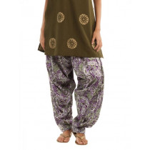 Shree Women Purple & Green Patiala