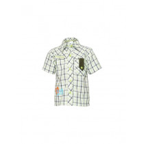 Ant Kids Boy's White Check Kidswear