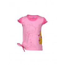 Disney Kids Girl's Pink Pooh And Tree Kidswear
