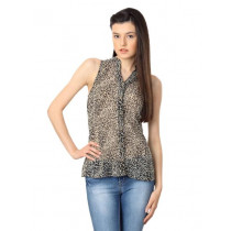 Femella Women Petal Black Shirt