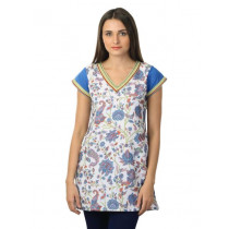 Diva Women White Printed Kurti