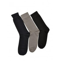 Reid & Taylor Men Solid Black Socks