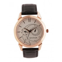 Titan Men White Chronograph Watch