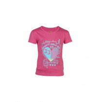 Doodle Sporty Girl dark Pink Tshirts