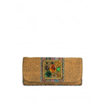 Rocia Women Brown Clutch