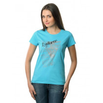 Myntra Women Explorer Blue T-shirt