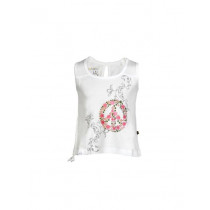 Doodle Girl Little Princess White Tops