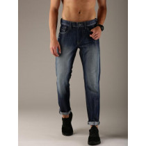 Flying Machine Men Blue Slim Fit Mid-Rise Clean Look Jeans