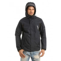 Just Natural Unisex Navy Blue Rain Jacket