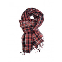 Reid & Taylor Men Red & Black Scarf