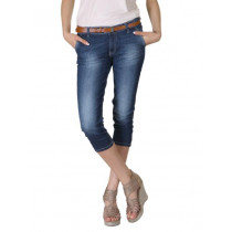 Jealous 21 Women Blue Capris