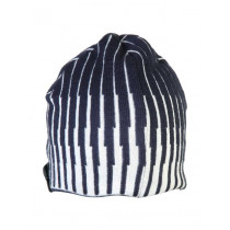 Proline Men Navy & White Patterned Beanie