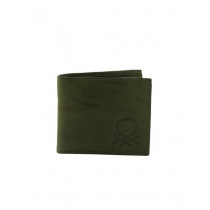 United Colors of Benetton Men Solid Green Wallets