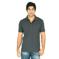 Proline Men Grey Polo Tshirt