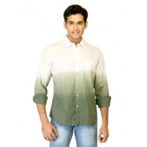 United Colors of Benetton Men Solid Green Shirts