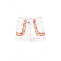 ANT Kids Girls Solid White Short