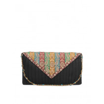 Fabindia Black Silk Matka Purse