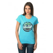 Myntra Women Rider Blue T-shirt
