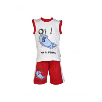 Mr.Men Boys I Am Sleeping White Clothing Set