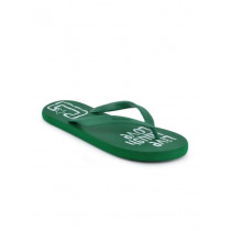Converse Unisex Green Live, Life, Laugh Flip Flops