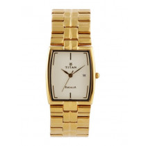 Titan Men White Dial Watch