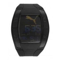 Puma Men Top Fluctuation Gents Black Black Watches