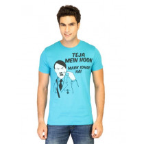 Chimp Men Teja Main Hoon Blue Tshirts