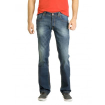 Locomotive Men Washed Blue Jeans