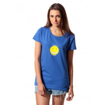 Tantra Women Blue Shopping T-shirt
