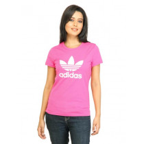 ADIDAS Originals Women Trefoil Pink Tshirt
