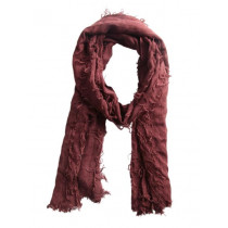 Femella Women Maroon Scarf
