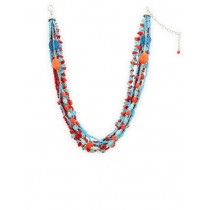 Adrika Blue & Red Necklace