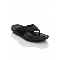 Franco Leone Men Black Flip Flops