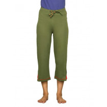 Urban Yoga Women Yoga Green Capri
