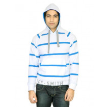 Classic Polo Men Striped White Sweatshirt