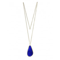 ToniQ Women Blue Pendant with Chain