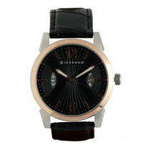 Giordano Men Black Dial Watch