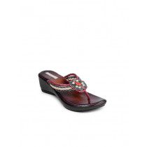 Catwalk Women Ethnic Red Heels