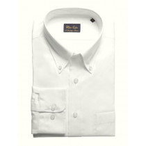 Reid & Taylor Men Solid White Shirts